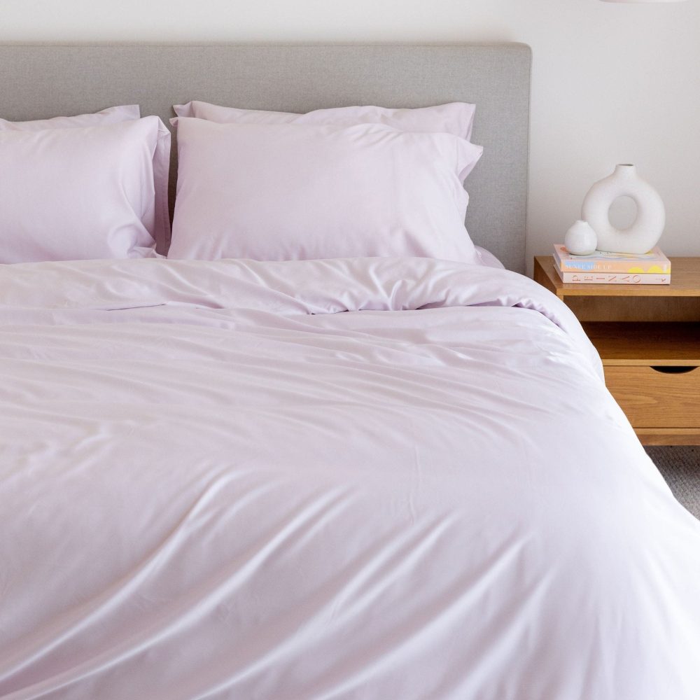 Bamboo Quilt Cover - Lilac